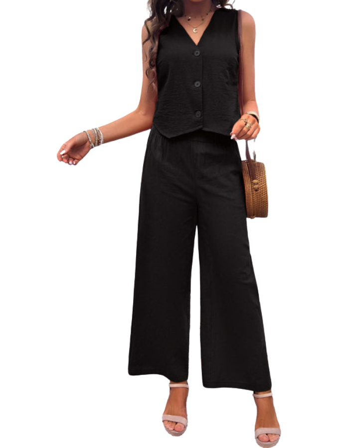 SHOPIQAT New Spring and Summer Casual Temperament Vest Suit - Premium from shopiqat - Just $11.250! Shop now at shopiqat